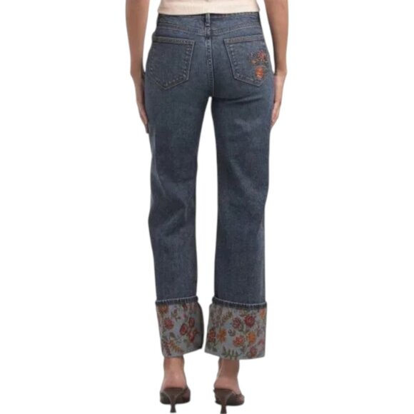 DRIFTWOOD JEANS denim Charlee Cuffed Oshibana Jeans - Picture 2 of 2